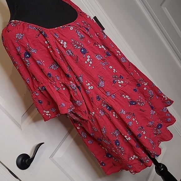 Lane Byrant sz 20 peasant style top with 3/4 bell sleeves - Picture 2 of 10